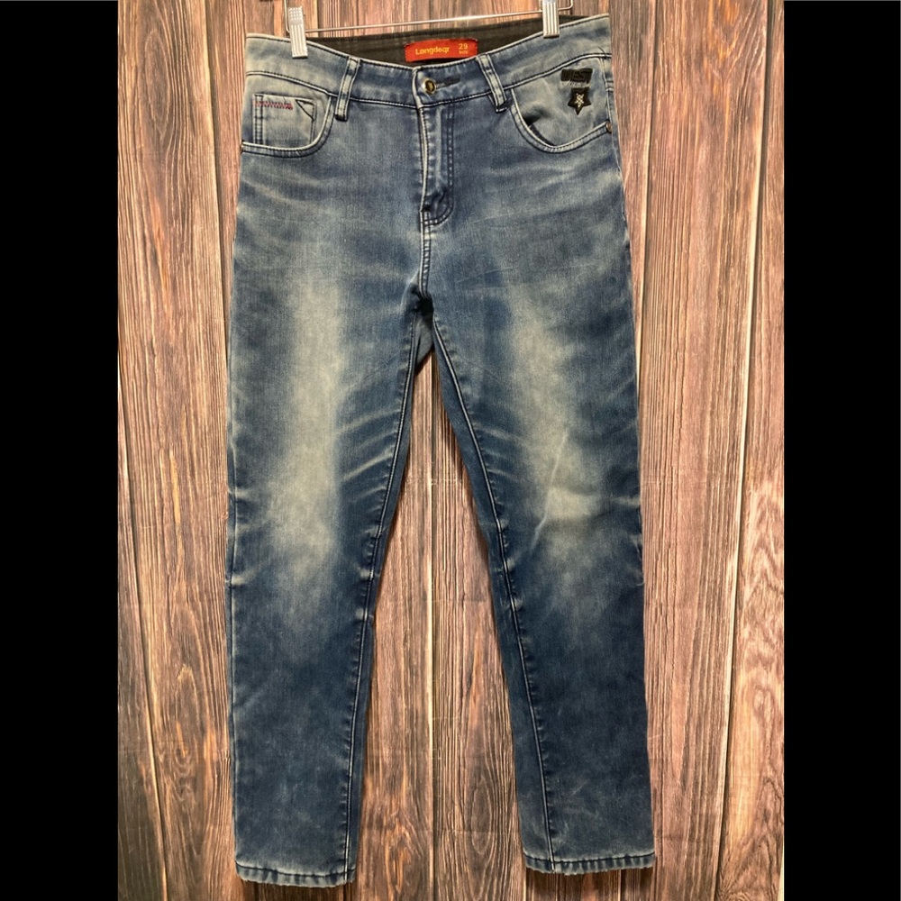 Longdeqr Straight Lined Denim Jeans - Size 29